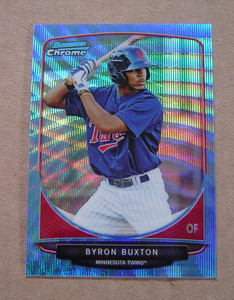 2013 Bowman Chrome Prospects Blue Wave Refractor #BCP1 Byron Buxton