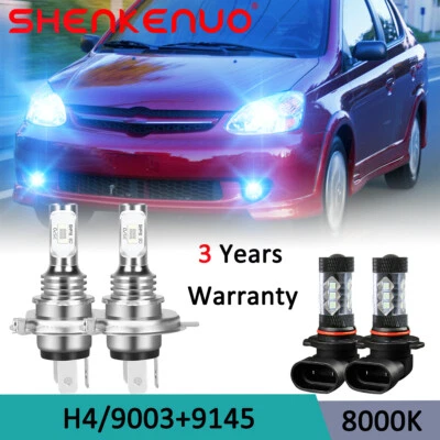 For Toyota Echo 2003-2005 9003/H4+9006 LED Headlight Dual Beam Fog Light Bulbs - Image 1 of 4