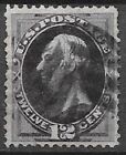 USA 12c blackish violet Clay Scott #162 very nice with Fancy cancel see scans