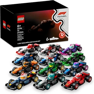 LEGO F1 Auto da Corsa da Collezione Confezione 6 Costruzioni Giocattolo Set 66796 Mystery Box Nuovo Regalo - Foto 1 di 1