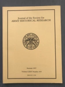 Journal of the Society for Army Historical Research, Autumn 1997, Vol LXXV, 303 - Picture 1 of 4