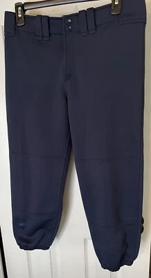 Mizuno Softball Pants Womens Performance Navy Blue  size Medium - Image 1 of 4