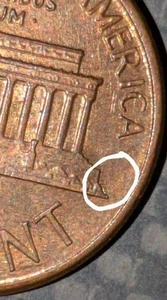 1988 1c Memorial Cent NO FG Missing FG Initials ERROR Struck Through Grease - Picture 1 of 19