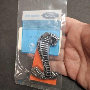 NOS Ford Cobra Fender Emblems OEM Snake 1994-1995 F4ZZ-16228-D F4ZZ-16228-E - Picture 1 of 4