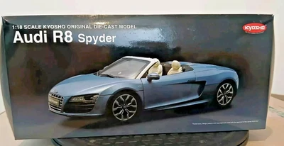 1:18 Kyosho Audi R8 V10 FSI Quattro Spyder Blue - Image 1 of 4