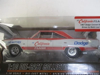 NEW Hi-Way 61  1:18 1967 Dodge Coronet, The California Flash-Butch Leal, NOS NIB - Image 1 of 4