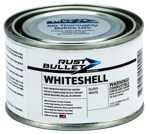 RUST BULLET WhiteShell - Gloss White - 4 Fl 4 Oz (Pack of 1),  - Foto 1 di 7