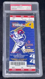 2005 World Series Game 4 ticket "White Sox Sweep Gm 4 Clincher Win" PSA 8 Rare! - Picture 1 of 4