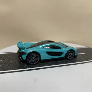 2020 Hot Wheels HW Exotics #149 9/10 McLaren P1 Teal w/Gray PR5 Spokes NM - Picture 1 of 11