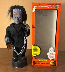 RARE 1992 Motion-ettes of Halloween (Telco) Monster In Box 18" Frankenstein-READ - Picture 1 of 11