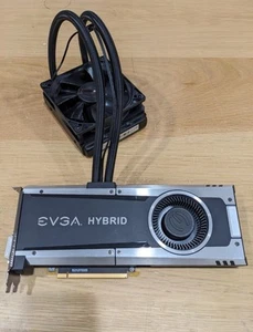 EVGA NVIDIA GeForce GTX 1080 8GB GDDR5X Graphics Card Hybrid - Picture 1 of 5