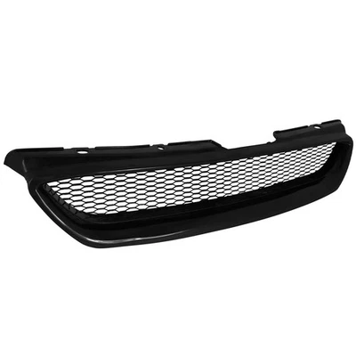 Fits 1998-2002 Honda Accord 2Dr Metal Mesh Front Bumper Hood Grille Black 1Pc - Image 1 of 2