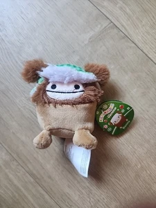 2.5” Squishmallows Micromallows Benny Bigfoot Hat Micromallow Advent Holiday NEW - Picture 1 of 4