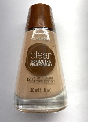 Base líquida CoverGirl Clean #120 cremosa natural para piel normal sellada Foto 1 de 2