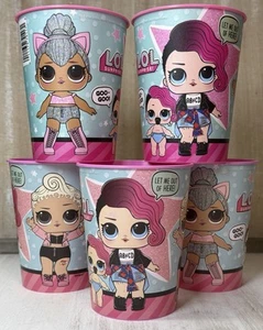 LOL SURPRISE DOLL 16oz Plastic Party Cup Collectible Souvenir (lot of 5) - Picture 1 of 2