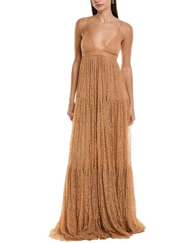 Abito donna in seta a strati in pizzo collezione Michael Kors