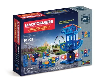 Juego de engranajes eléctricos MAGFORMERS 60 piezas 63114 Foto 1 de 4