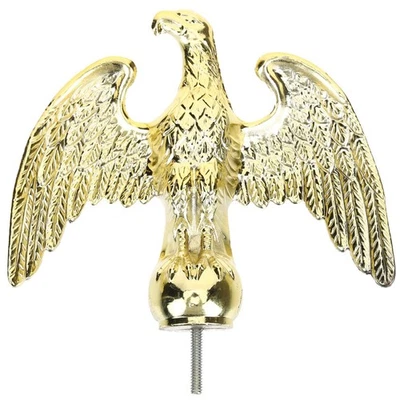 Eagle Flagpole Topper 7.1 Inch Aluminum Alloy Flag Pole Finial Replacement Ou... - Image 1 of 4