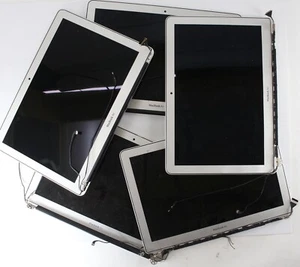 5 Lot MacBook Air A1466 2013 2014 2015 2017 LCD 13 Screen Display Cracked As Is - Picture 1 of 10