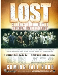 PROMO SELL SHEET AD - LOST - SEASON 2 + BONUS! - FREE! - PROMO CARD #L2-1 - Picture 1 of 3