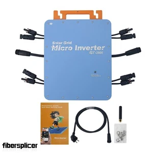 110V/230V 2800W Solar Grid Micro Inverter MPPT Intelligent WiFi Control IP66 US - Picture 1 of 7