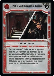 Star Wars CCG Reflections II Path Of Least Resistance & Revealed x2 - Picture 1 of 1