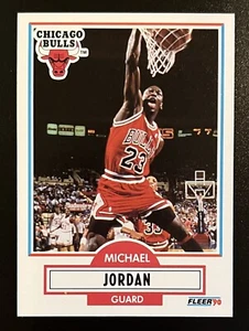 1990-1991 Fleer Michael Jordan Basketball Card Number 26 - MINT! - Picture 1 of 3