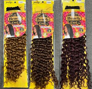 Jazzy Hair Beach Curl Lox Double Value Pack Premium Kanekalon Fibre Crochet