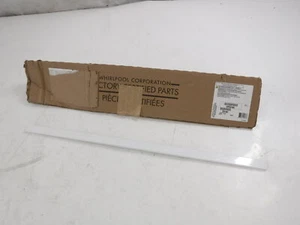 OEM Whirlpool White Door Shelf Refrigerator Trim Strip Retainer Bar WP2201061 - Picture 1 of 4