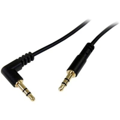 New Startech 6ft 3.5mm to Right Angle Stereo AUX Audio Cable - Headphone & Other - Image 1 of 3