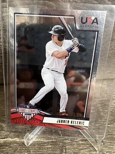2019 Panini USA GOLD FOIL SP Stars & Stripes Jarred Kelenic Longevity #72 RC - Picture 1 of 2