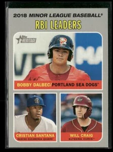 2019 Topps Heritage #192 Will Craig / Bobby Dalbec / Cristian Santana - Picture 1 of 2