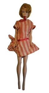 Midge Barbie 1962 Matell 1958 Red Head Bubble Cut Dress Worn Japan 50s 60s Doll - Picture 1 of 16