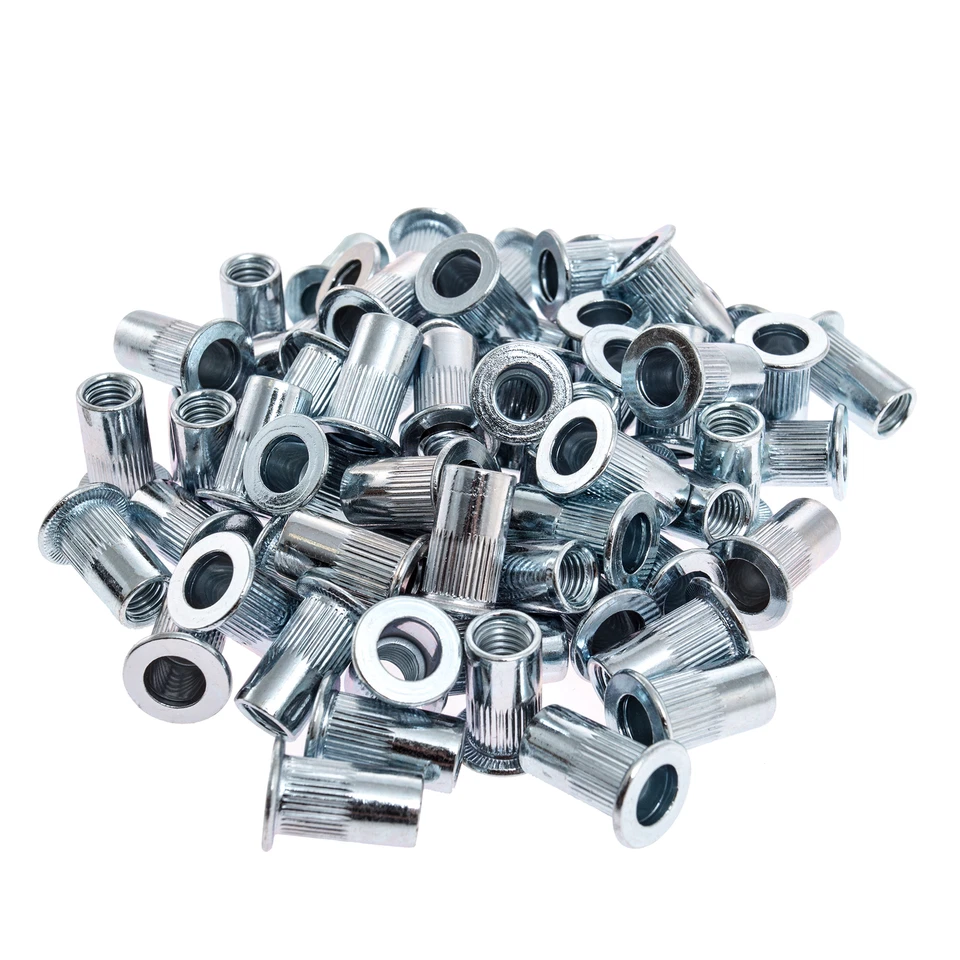 BENTATEC 50 x Gewindenieten M8 Stahl Blindnietmutter Gewindeniete Nietmuttern Niete