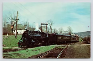 Cooperstown & Charlotte Valley Railroad C&CV RR c1971 Vintage UNP Chrom Postkarte - Bild 1 von 2