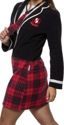 Disfraz de mameluco para niña escolar cosplay calce ajustado de una pieza nerd mediano Foto 1 de 4