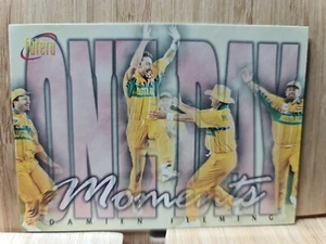 DAMIEN FLEMING🏆1996 #43 Futera ONE DAY MOMENTS Cricket Card🏆 - Bild 1 von 2