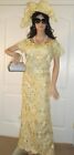 Yellow Lace african skirt and top, African Outfit, African Dress, Nigerian Dress