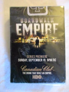 Deck of Boardwalk Empire HBO TV Show Playing Cards ~ Canadian Club ~ New/Sealed - Picture 1 of 5