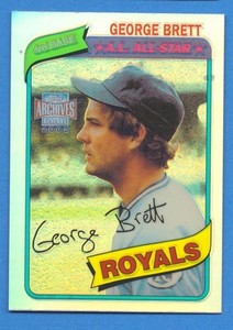 2002 Topps Archives Reserve #70 George Brett Royals 1980