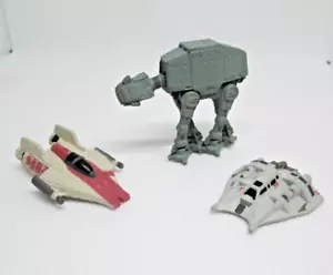 1990's Micro Machines Star Wars- AT-AT, A Wing Starfighter, Snow Speeder #3 - Picture 1 of 2