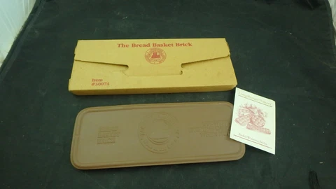 LONGABERGER BREAD BASKET WARMING BRICK WITH BOX - ITEM # 30074 Cover