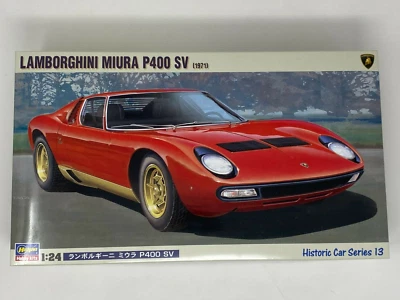 Hasegawa scala 1/24 LAMBORGHINI MIURA P400 SV 1971 kit modellino in plastica ... - Immagine 1 di 4
