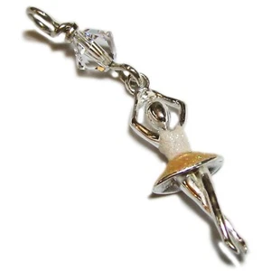 Colgante bailarina de plata de ley de SoniaMcD - Imagen 1 de 8