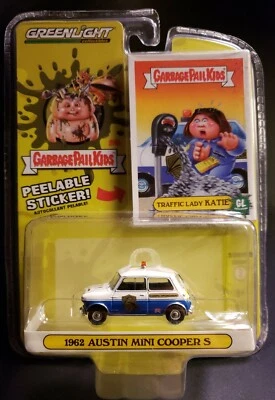 Garbage Pail Kids Traffic Lady KATIE 1962 Austin Mini Cooper S Series 3 - Image 1 of 4