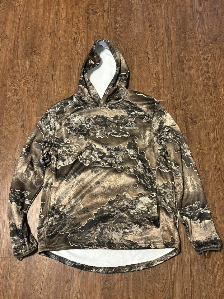 Realtree EXCAPE Camo Hoodie Sweatshirt LARGE - Image 1 of 4