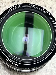 Nikkor Nikon 28mm 1:3.5 Wide Angle MF Lens - Picture 1 of 8