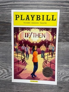 IF/THEN, NOCHE DE APERTURA, PLAYBILL, MARZO DE 2014, TEATRO RICHARD RODGERS - Imagen 1 de 7