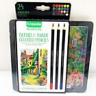 Crayola Signature Blend & Shade Colored Pencils (24) Vibrant Colors New
