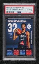 2023 Slam Deck Team France Victor Wembanyama PSA 10 GEM MT Rookie RC